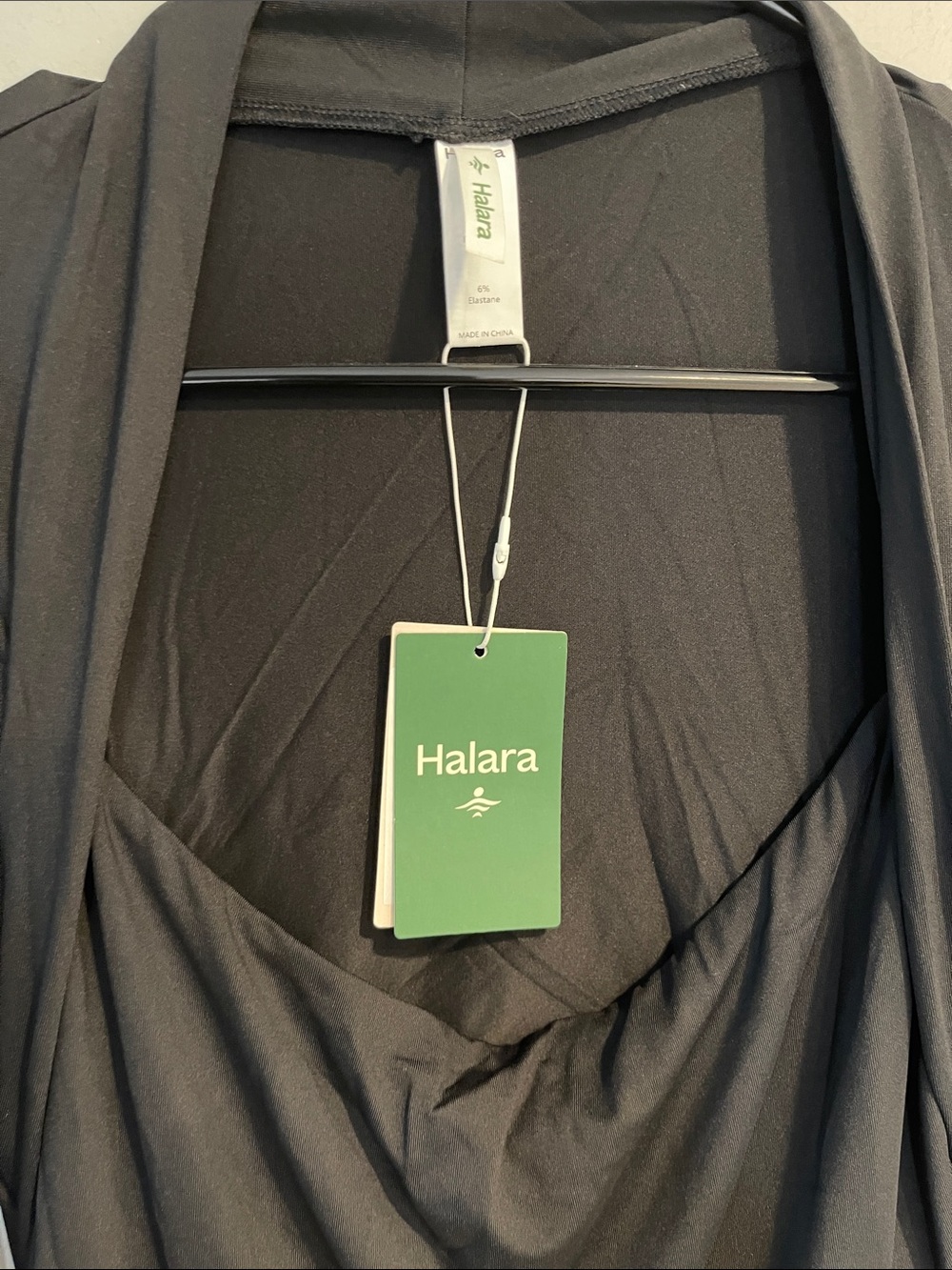 NWT Halara Long Sleeve Pocket Wide Leg Jumpsuit-Easy Peezy Size Large - Picture 9 of 10